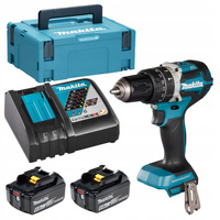 Makita Aku Wiertarko Wkrętarka Udarowa Udar 18 2x6Ah BL1860 DC18RC DHP484ZJ