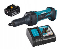 Makita Aku Szlifierka Prosta LXT 18V 6 mm 1x5Ah BL1850 DC18RC DGD800Z