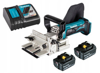 Makita Frezarka Lamelownica Do Rowków LXT 18V 2x5Ah BL1850 DC18RC DPJ180Z