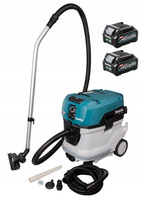 Makita Aku Odkurzacz Przemysłowy XGT 80V Klasa M 2x2,5Ah BL4025 VC006GMZ