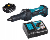 Makita Aku Szlifierka Prosta LXT 18V 6 mm 1x3Ah BL1830 DC18RC DGD800Z