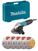 Makita Szlifierka Kątowa 5x Tarcza Walizka GA5030R