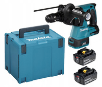 Makita Młot Młotowiertarka Wiertarka Udar LXT 18V 2J 2x6Ah BL1860 DHR243ZJ