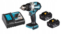 Makita Aku Wiertarko Wkrętarka LXT 18V 73Nm 2x6Ah BL1860 DC18RC DDF489Z