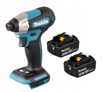 Makita Aku Wkrętarka Zakrętarka 18V LXT 1/4 140Nm 2x6Ah BL1860 DTD157Z