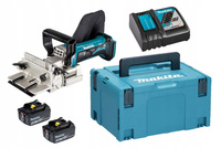 Makita Frezarka Lamelownica Do Rowków LXT 18V 2x3Ah BL1830 DC18RC DPJ180ZJ