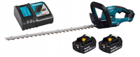 Makita Aku Nożyce Do Żywopłotu LXT 18V 60 cm 2x3Ah BL1830 DC18RC DUH607Z