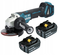 Makita Aku Szlifierka Kątowa LXT 18V 125mm 2x5Ah BL1850 DGA517Z