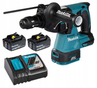 Makita Młotowiertarka Wiertarka Udar LXT 18V 2J 2x3Ah BL1830 DC18RC DHR243Z