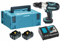 Makita Aku Wiertarko Wkrętarka 18V LXT 80 Nm 2x5Ah BL1850 DC18RC DDF451RTJ