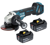 Makita Aku Szlifierka Kątowa LXT 18V 125mm 2x3Ah BL1830 DGA517Z