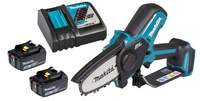 Makita Aku Piła Łańcuchowa Do Gałęzi LXT 18V 2x3Ah BL1830 DC18RC DUC101Z01