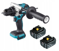 Makita Aku Wiertarko Wkrętarka Udarowa LXT 18V 130Nm 2x5Ah BL1850 DHP486Z