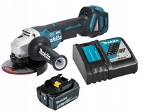 Makita Aku Szlifierka Kątowa LXT 18V 125mm 1x5Ah BL1850 DC18RC DGA517Z