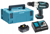 Makita Aku Wiertarko Wkrętarka 18V LXT 80 Nm 1x3Ah BL1830 DC18RC DDF451ZJ