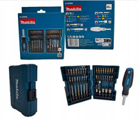 Makita E-25096 Zestaw bitów nasadek+ wkrętak z grzechotką set 44 el.walizka
