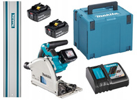 Makita Aku Piła Zagłębiarka LXT 36V 2x6Ah BL1860 DC18RC Szyna 1,5M DSP600ZJ