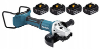 Makita Aku Szlifierka Kątowa LXT 2x18V 36V 230mm 4x5Ah BL1850 DGA900Z