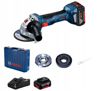 BOSCH GWS 180-LI SZLIFIERKA KĄTOWA 2x4,0Ah WALIZKA