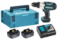 Makita Aku Wiertarko Wkrętarka 18V LXT 80 Nm 2x3Ah BL1830 DC18RC DDF451ZJ