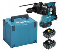 Makita Młot Młotowiertarka Wiertarka Udar LXT 18V 2J 2x5Ah BL1850 DHR243ZJ