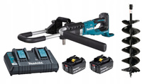 Makita Wiertnica Glebowa 36V 2x6Ah BL1860 DC18RD Świder 200/800mm DDG461Z