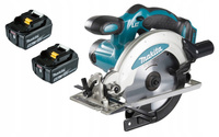 Makita Aku Piła Pilarka Tarczowa LXT 18V 165 mm 2x5Ah BL1850 DSS610Z