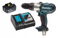 Makita Aku Wiertarko Wkrętarka Udarowa LXT 18V 1x3Ah BL1830 DC18RC DHP451Z