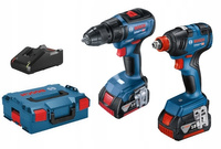 WKRĘTARKA GSR 18V-50 + GDX 18V-200 BOSCH 2x4,0Ah