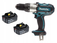 Makita Aku Wiertarko Wkrętarka Udarowa LXT 18V 80Nm 2x3Ah BL1830 DHP451Z