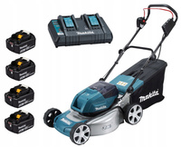 Makita Aku Kosiarka Do Trawy 2x18V 36V 46CM 60L 4x5Ah BL1850 DC18RD DLM460Z
