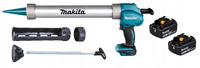 Makita Aku Wyciskacz do Silikonu Kleju LXT 18V 2x5Ah BL1850 DCG180ZX