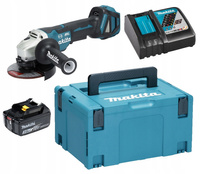 Makita Aku Szlifierka Kątowa LXT 18V 125mm 1x3Ah BL1830 DC18RC DGA517ZJ