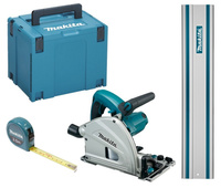 Makita Pilarka Zagłębiarka 1300W 165MM Szyna 1M SP6000 Miara 3,5M B-57130