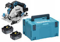 Makita Aku Ręczna Piła Pilarka Tarczowa LXT 18V 165mm 2x3Ah BL1830 DHS680ZJ