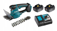 Makita Aku Nożyce Do Żywopłotu i Trawy LXT 18V 2x6Ah BL1860 DC18RC DUM111ZX