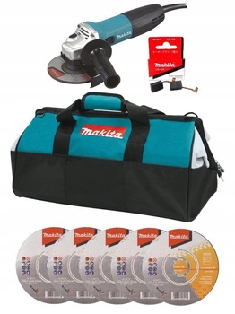 Makita Szlifierka 5x Tarcza Torba Szczotki GA5030R