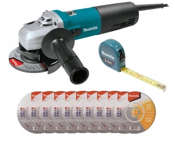 Makita Szlifierka Kątowa 230V 1400W Tarcza 10x 9565CVR Miara 3,5M B-57130