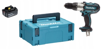 Makita Aku Wiertarko Wkrętarka Udarowa LXT 18V 80Nm 1x3Ah BL1830 DHP451ZJ
