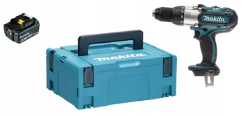 Makita Aku Wiertarko Wkrętarka Udarowa LXT 18V 80Nm 1x5Ah BL1850 DHP451ZJ
