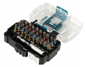 Makita Zestaw Bitów Końcówki PZ PH Torx Imbus Magnetyczna 31 szt E-13552