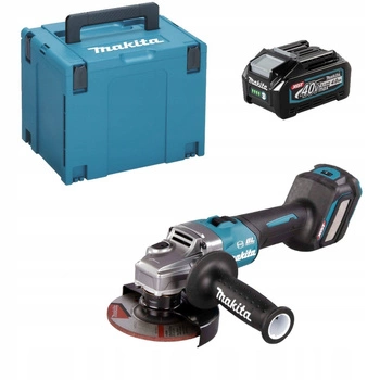 Makita Aku Szlifierka Kątowa Regulacja 125mm 40V XGT 1x4Ah BL4040 GA023GZ
