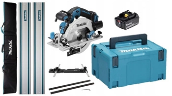 Makita Piła 1x6Ah BL1860 Adapter Łącznik Torba Szyna 2x1,5M DHS680ZJ