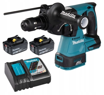 Makita Młotowiertarka Wiertarka Udar LXT 18V 2J 2x3Ah BL1830 DC18RC DHR243Z