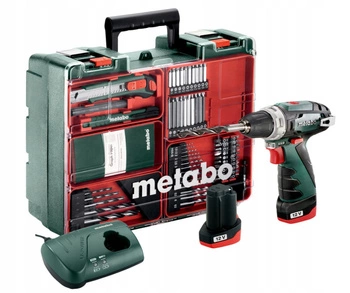 Metabo Aku Wiertarko Wkrętarka Mobilny Warsztat PowerMaxx BS 12V 600080880