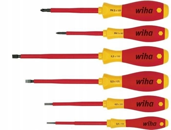 Wiha Zestaw Wkrętaków SoftFinish Elektric 1000V 6 elementów 320NK6 008338
