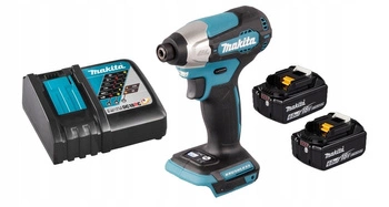 Makita Aku Wkrętarka Zakrętarka 18V LXT 140Nm 2x6Ah BL1860 DC18RC DTD157Z