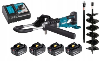 Makita Wiertnica Glebowa 4x6Ah BL1860 DC18RC Świder 200/800mm DDG461Z XXL