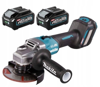 Makita Aku Szlifierka Kątowa 125mm 40V XGT 2x4Ah BL4040 GA023GZ