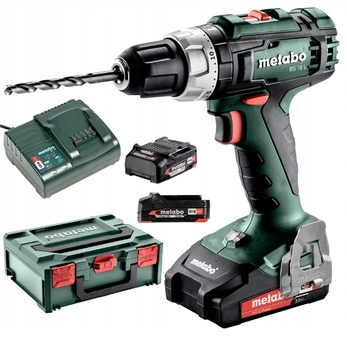 METABO BS 18 L WIERTARKO-WKRĘTARKA AKU 2x2,0Ah ŁAD